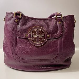 Tory Burch Amanda Hobo Bag Purse Leather